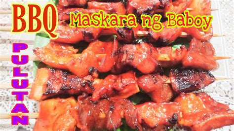 maganda ang pagka tuhog ng barbecue ni mimi|BBQ MASKARA Ng BABOY //Pork bbq recipe.